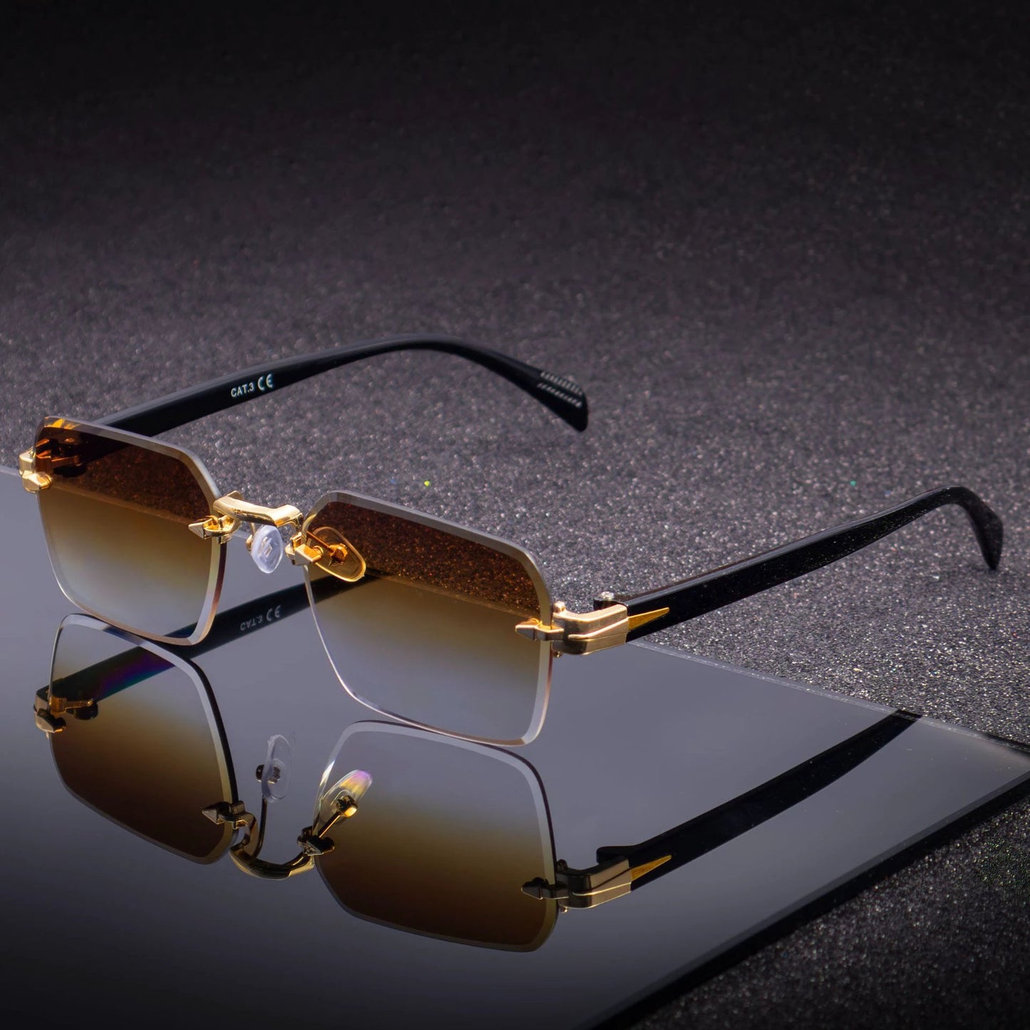 Men's Frameless Fashion Sunglasses by GJG Denim