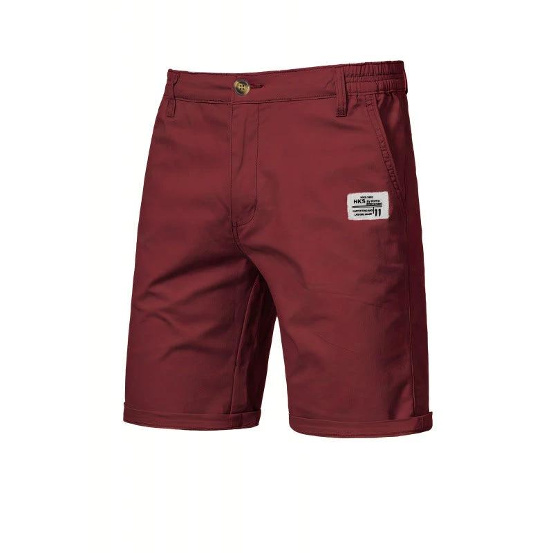 Solid Color Cargo Shorts by GJG Denim