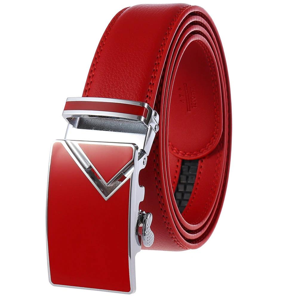 Men's Fashion Automatic Buckle Belts by GJG Denim