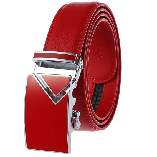 Men's Fashion Automatic Buckle Belts by GJG Denim