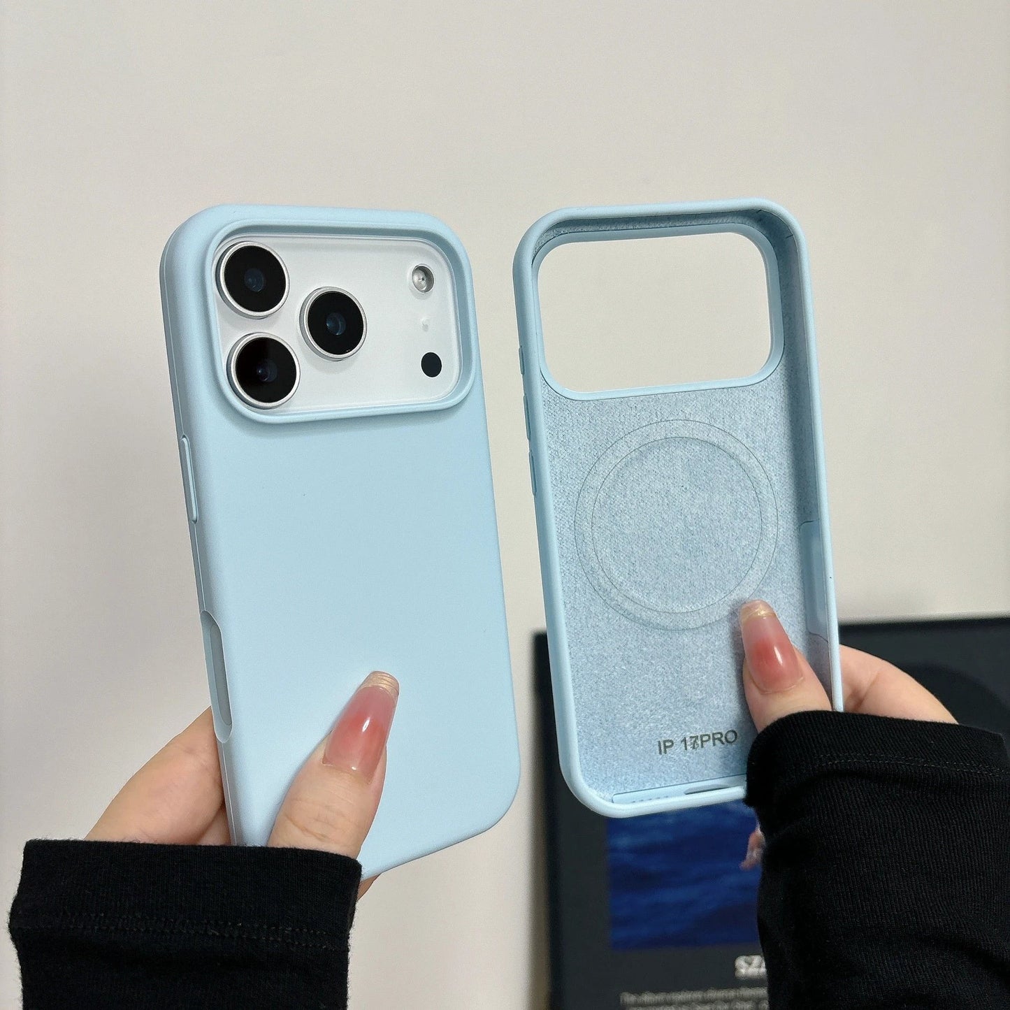 Liquid Magnetic Charge Phone Case All-inclusive Ai Button Drop-resistant by GJG Denim