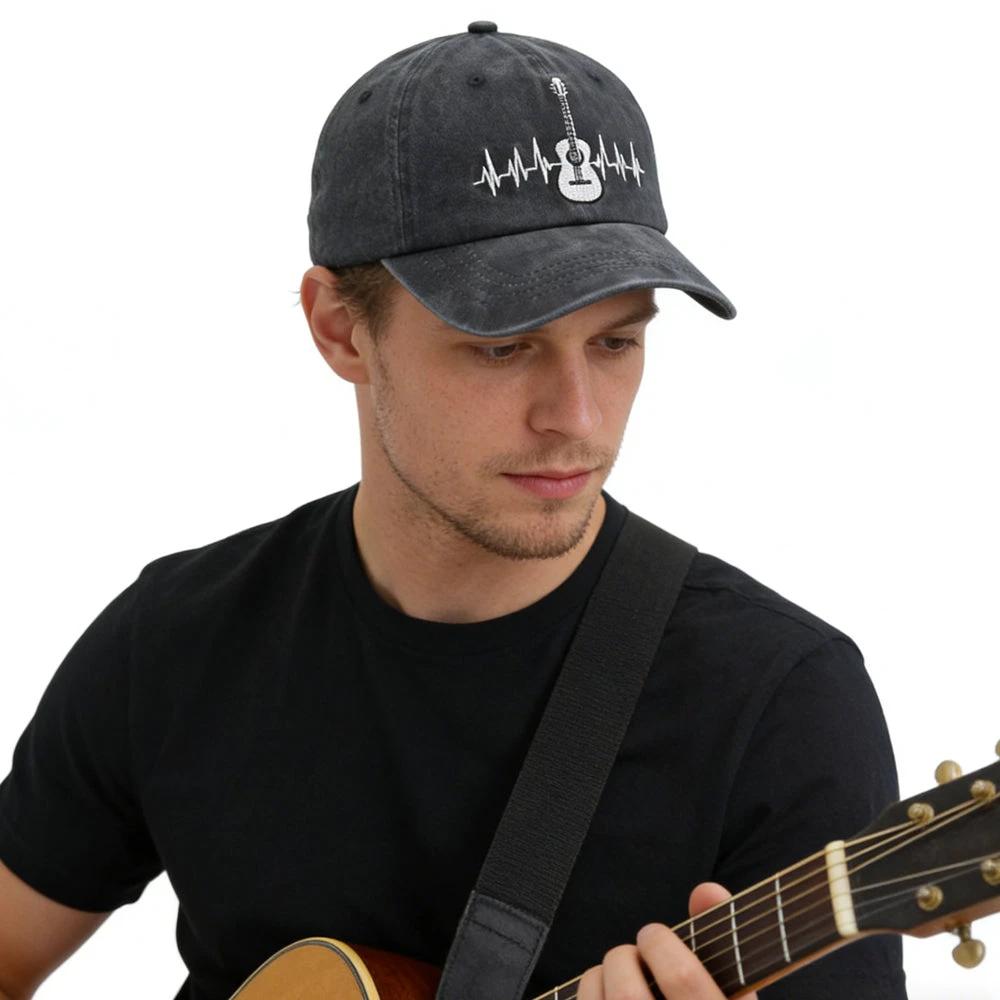 Men's Guitar Baseball Cap by GJG Denim