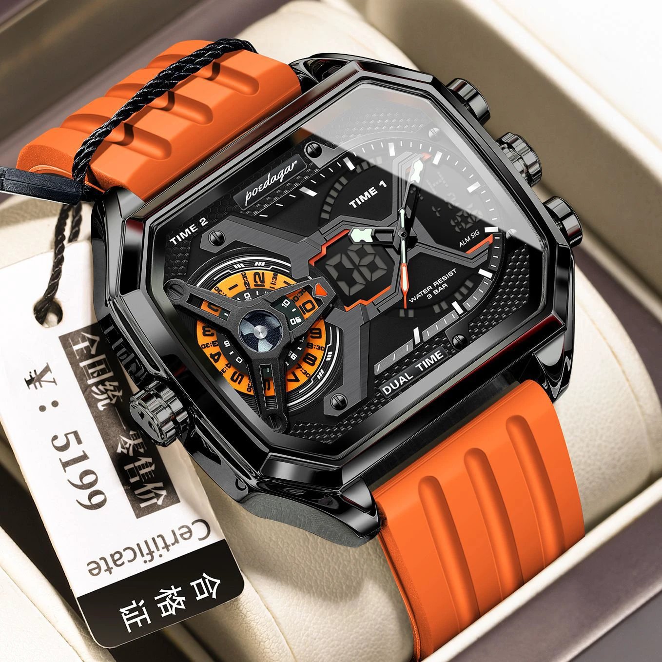 Trendy Fashionable Multi-function Smartwatch For Men by GJG Denim