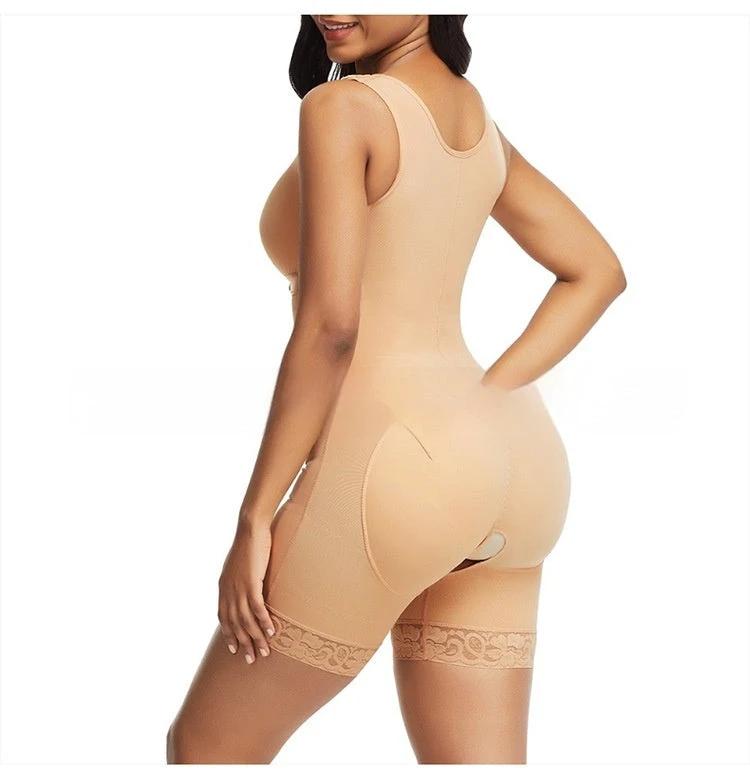 Belly Contracting Hip Lift Body Shaping Jumpsuit by GJG Denim