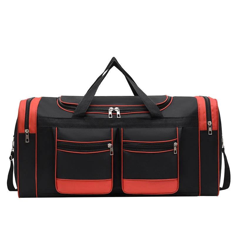 Large Capacity Leisure Travel Dry Wet Separation Shoulder Storage Bag by GJG Denim