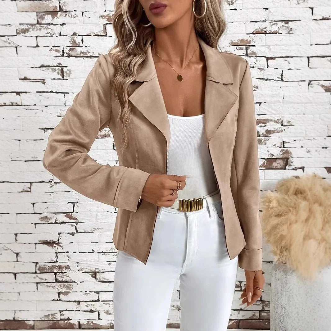 Autumn And Winter Elegant Slim Slimming Women's Jacket Cardigan Jacket by GJG Denim