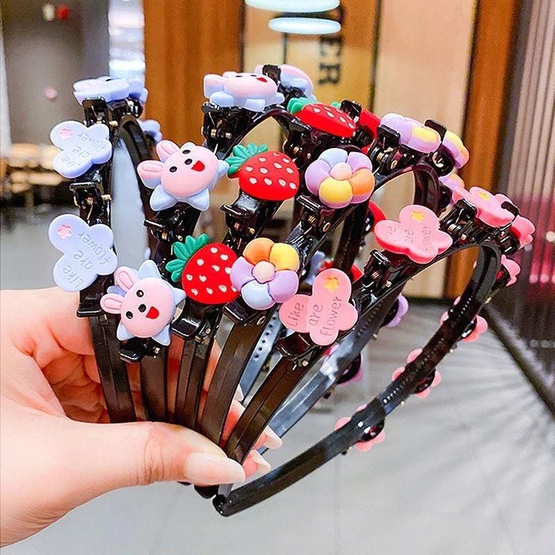 Girls' Clip Hair Accessories Crushed Hair Headband by GJG Denim