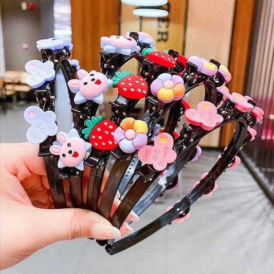 Girls' Clip Hair Accessories Crushed Hair Headband by GJG Denim