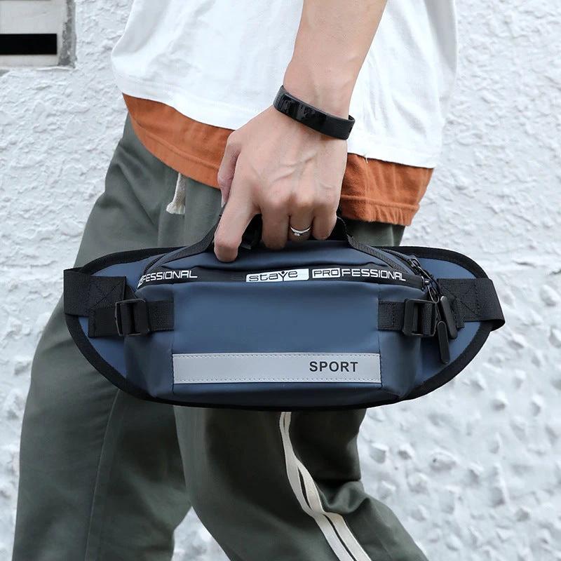 Men's Reflective Crossbody Bags by GJG Denim