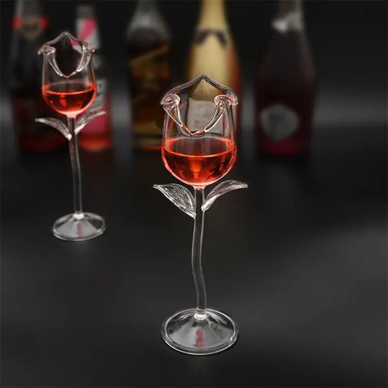 Fancy Red Wine Goblet by GJG Denim