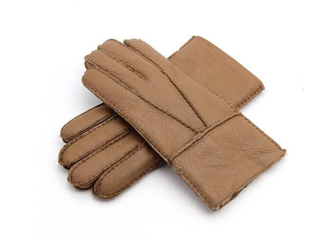 Men's Sheepskin Fur Gloves by GJG Denim
