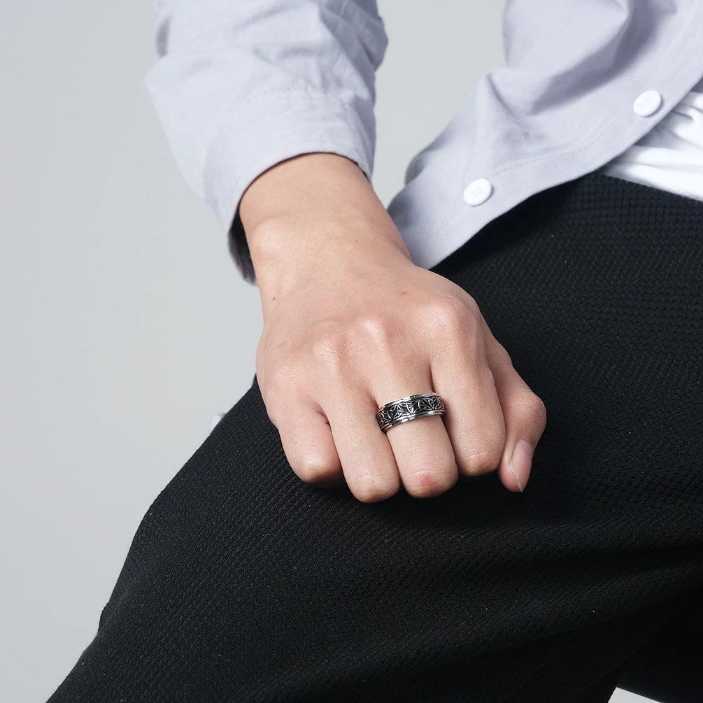 Stress-relief Ring For Men by GJG Denim