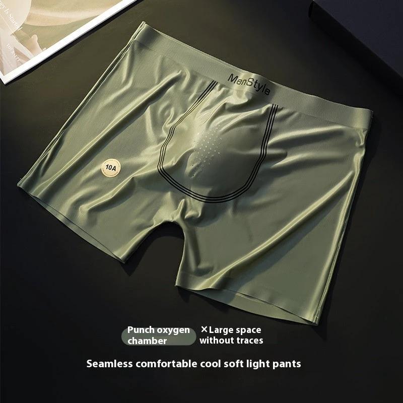 Men's Breathable Single-layer Seamless Boxers by GJG Denim