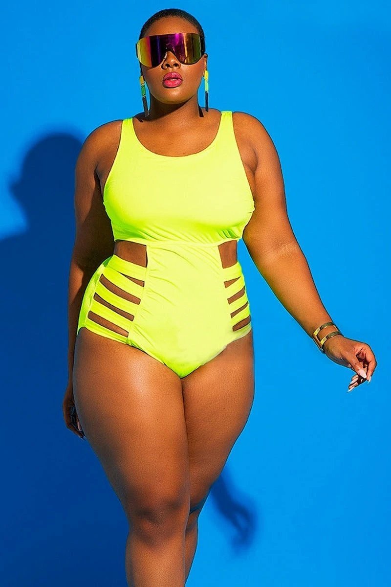 Women's plus size swimsuit by GJG Denim