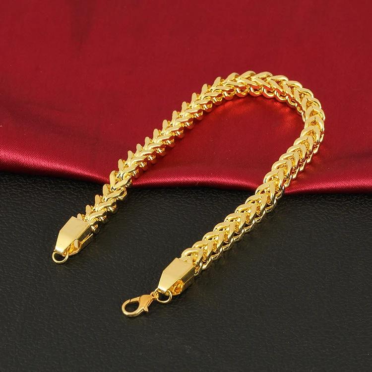 Men's Braided Stainless Steel Bracelet by GJG Denim