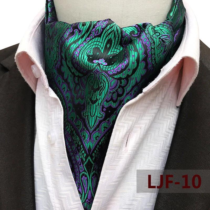 Men's Jacquard Polyester Scarf by GJG Denim