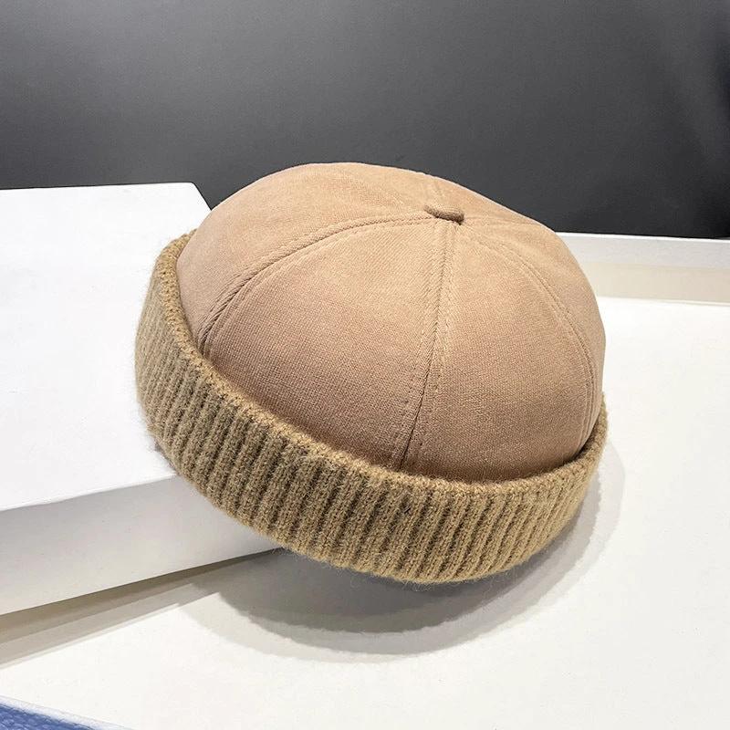Men's Deerskin Velvet Beret Hat by GJG Denim