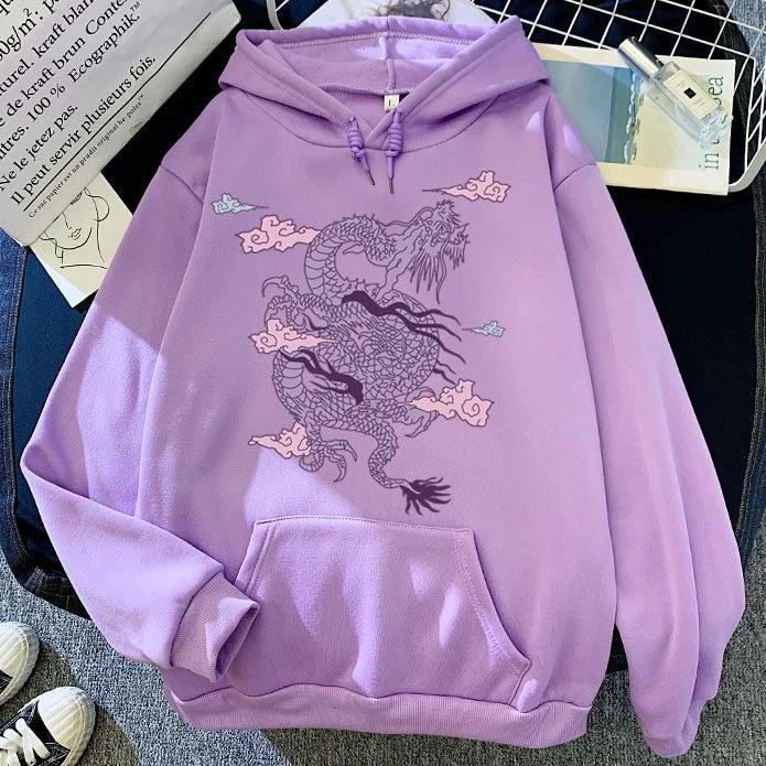 Men's Chinese Dragon Hoodies by GJG Denim