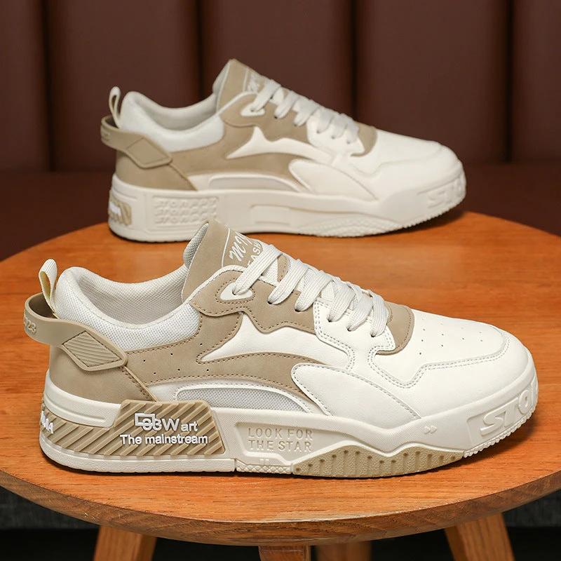 New Breathable White Shoes For Men by GJG Denim