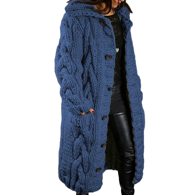 Women's Cardigan Plus Size Sweater Coat by GJG Denim