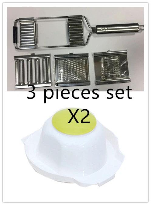 Stainless Steel Grater, Vegetable And Fruit Slicer, Peeler by GJG Denim