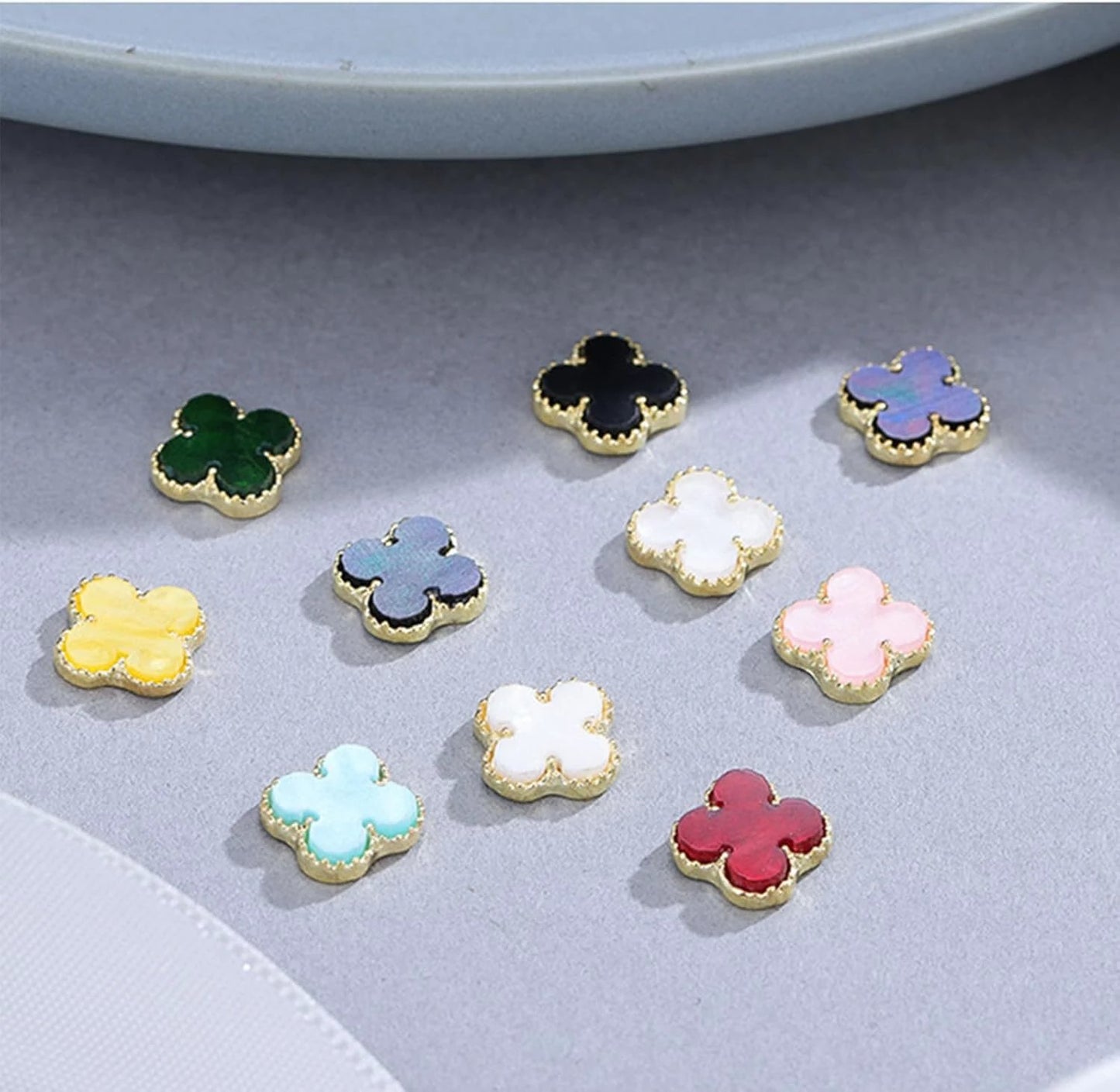 🍀 Clover Luxe Nail Charms by Allure Nails PR