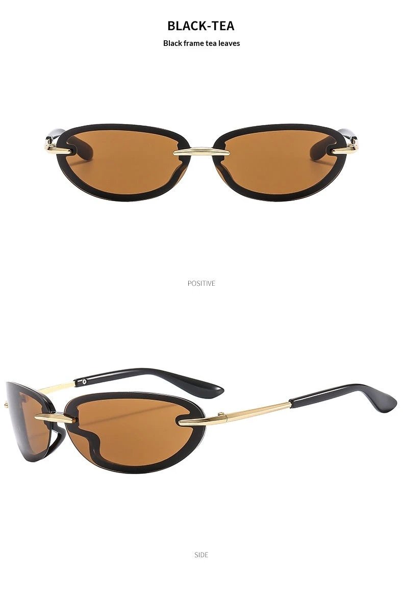 Fashion Plastic Sports Glasses Sunglasses by GJG Denim