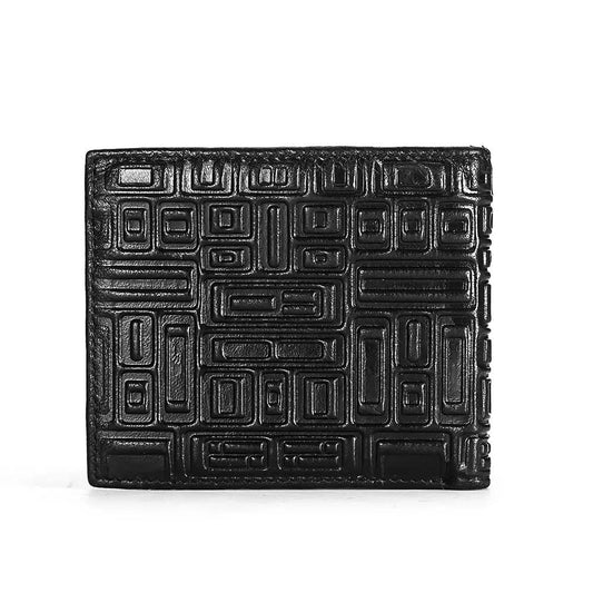 Leather Retro Multi-style Horizontal And Vertical Wallet For Men by GJG Denim