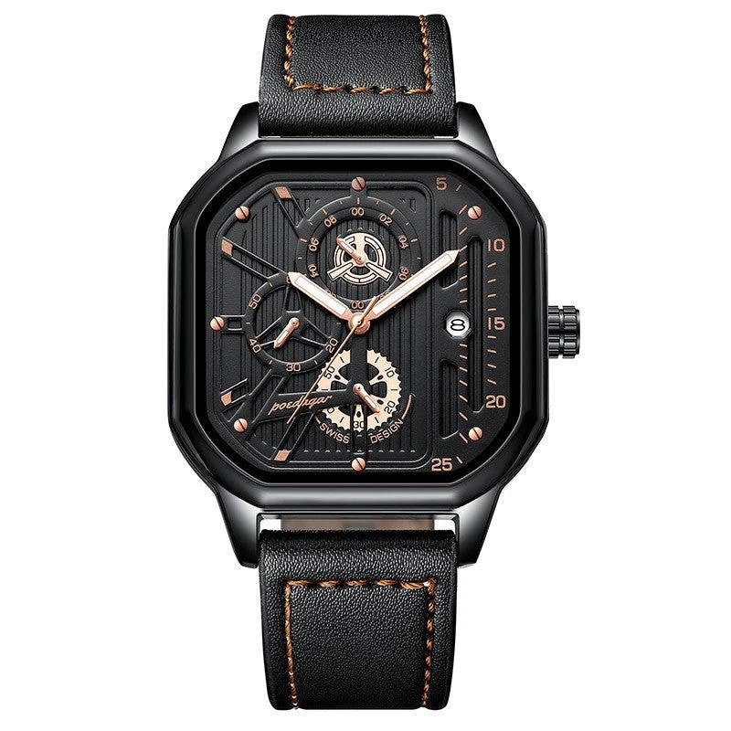 Men's Multifunctiona Belt Style Quartz Watch by GJG Denim