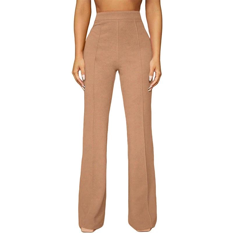 High Waist All-matching Fashion Business Commute Fall Women's Clothing Casual Business Pants Trousers by GJG Denim