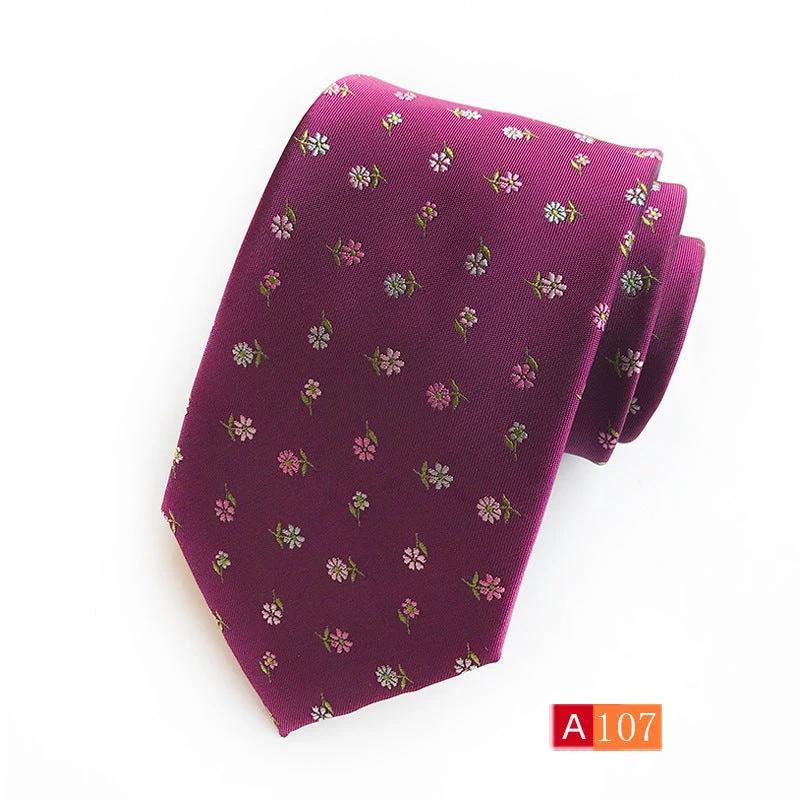 Men's Casual Formal Wear Polyester Jacquard Tie by GJG Denim