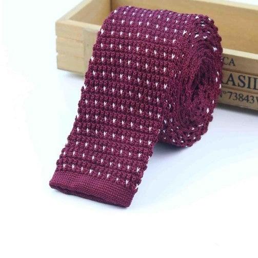 Men's Knitted Leisure Striped Ties by GJG Denim