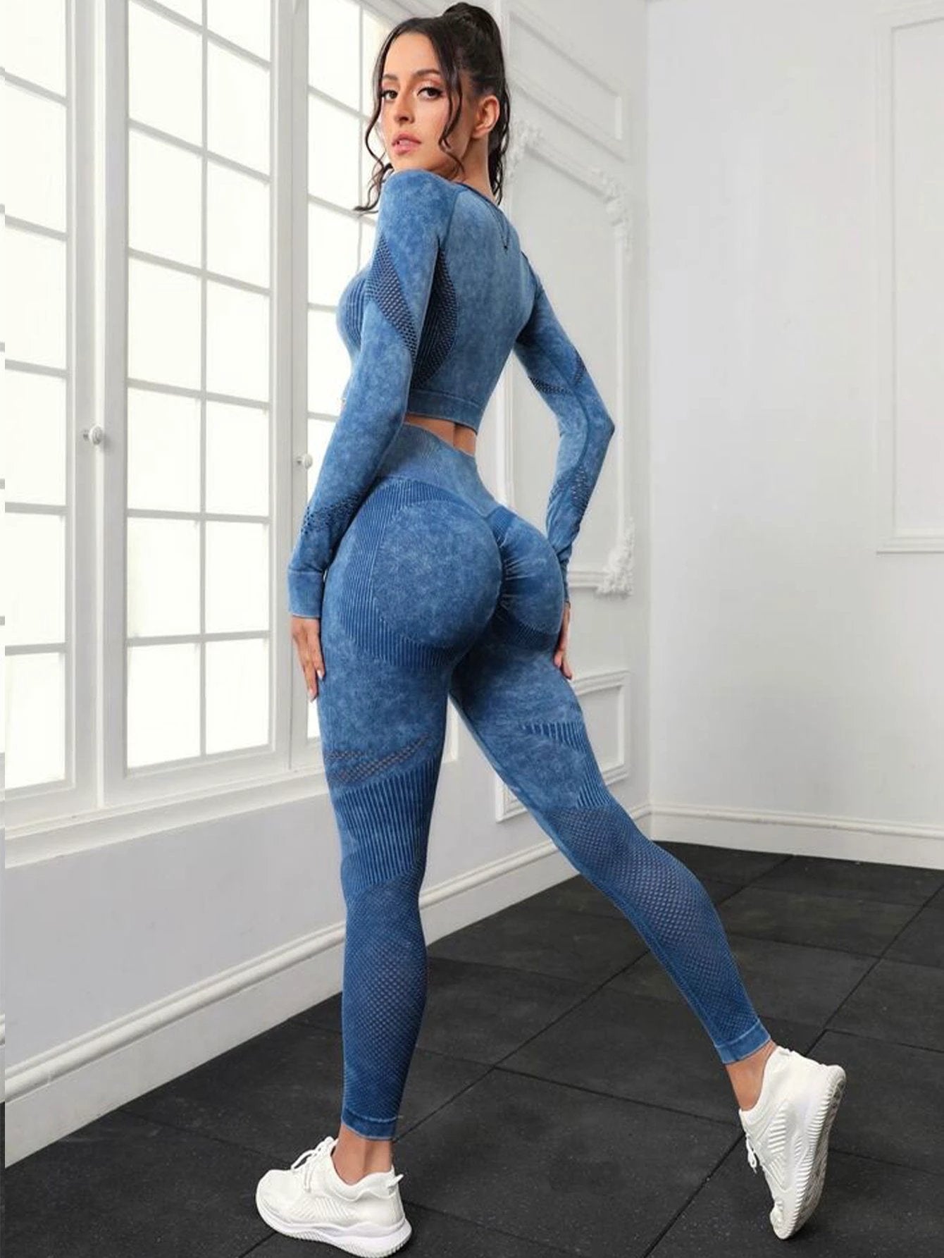 4PACK Active Yoga Pants Women's Yoga Pants by GJG Denim