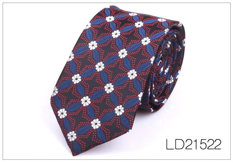 Men's Casual Fashion 6cm Flower Graffiti Tie by GJG Denim