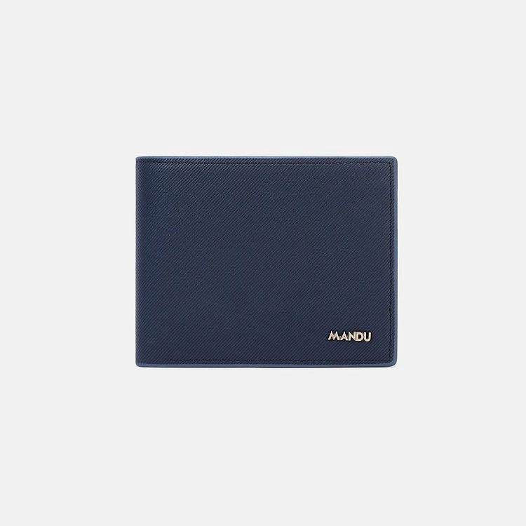 Men's PU Twill Short Anti-theft Swiping Multifunctional Wallet For Men by GJG Denim