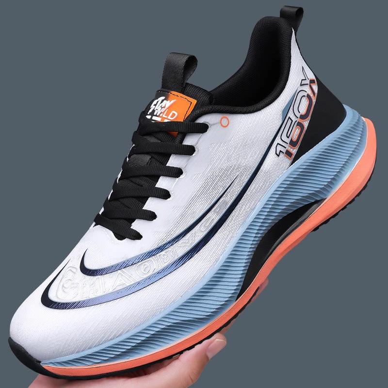 Men's Breathable Soft-soled Mesh Surface Trendy Running Shoes by GJG Denim