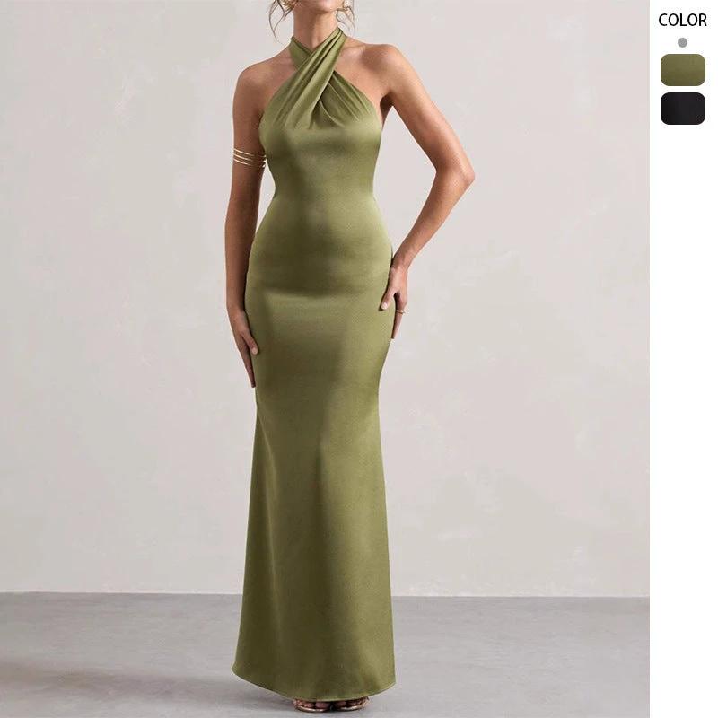 Halter Slim Fit Dress by GJG Denim