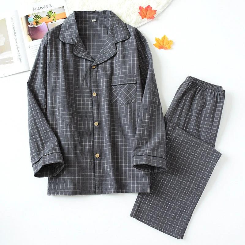 Loose Cotton Men's Pajamas by GJG Denim