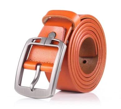 Men's Retro Leather Belt by GJG Denim