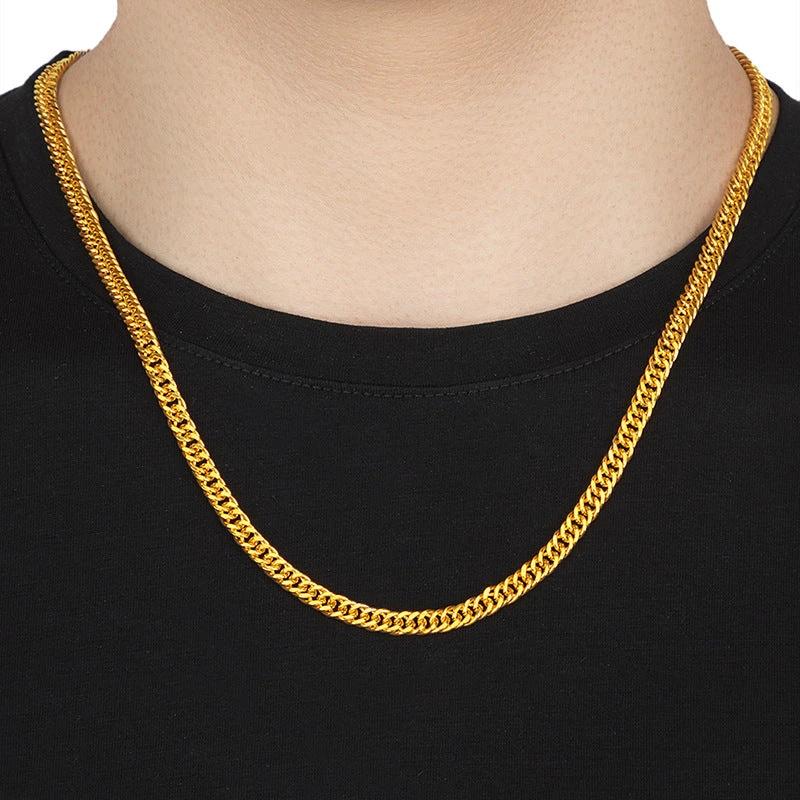 Men's Gold Necklace by GJG Denim