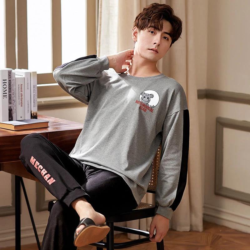 Men's Knitted Pajamas by GJG Denim