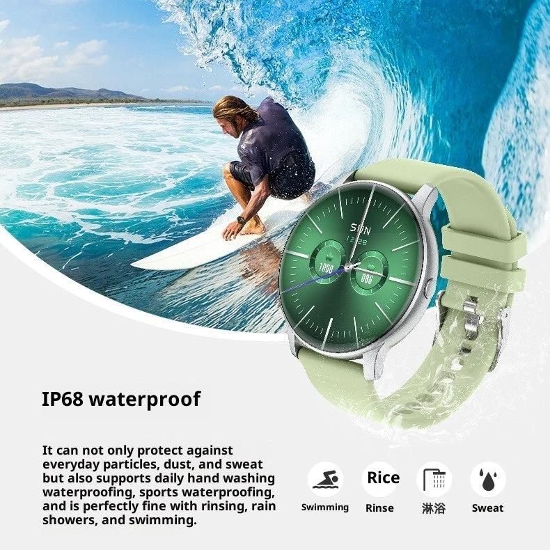 Bluetooth Calling Smart Watch Multi-function Monitoring Heart Rate Blood Pressure by GJG Denim