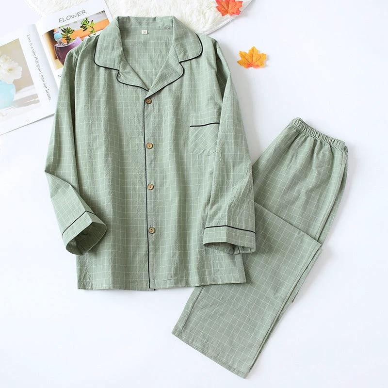 Loose Cotton Men's Pajamas by GJG Denim
