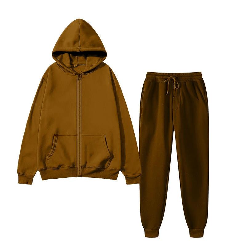 Men's Sports Fleece Suit Solid Color by GJG Denim