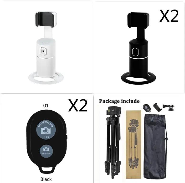 Smart Face Recognition Tracking PTZ Mobile Phone Stand Anchor Live Broadcast Stand by GJG Denim