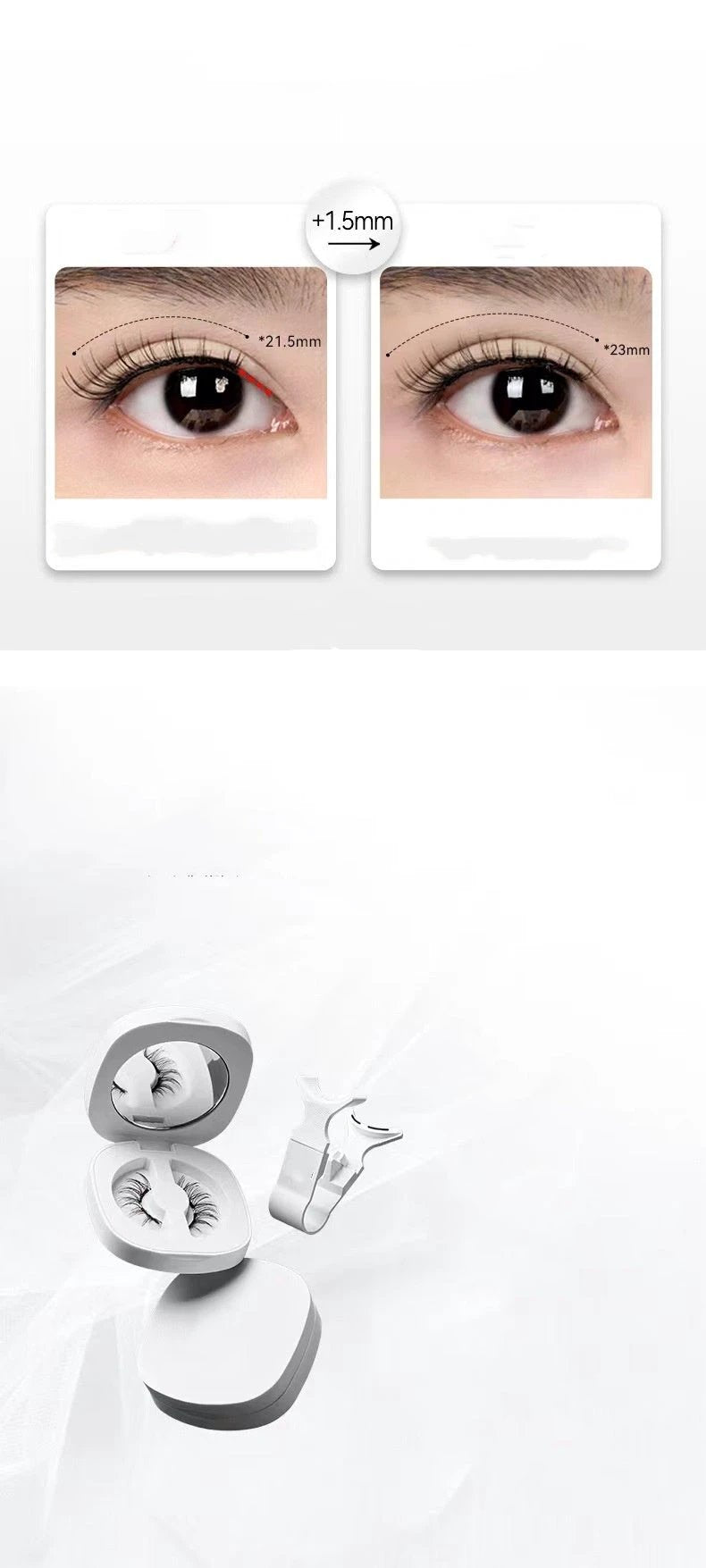 Widened Eyelash Soft Magnetic Suction by GJG Denim