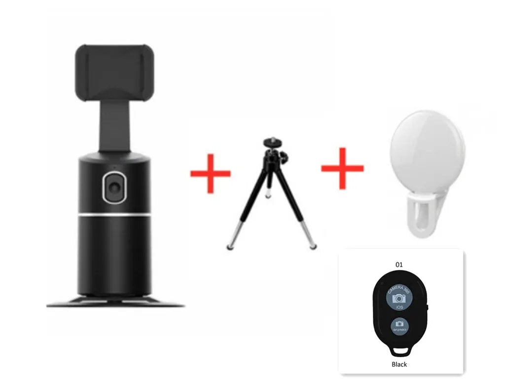 Smart Face Recognition Tracking PTZ Mobile Phone Stand Anchor Live Broadcast Stand by GJG Denim