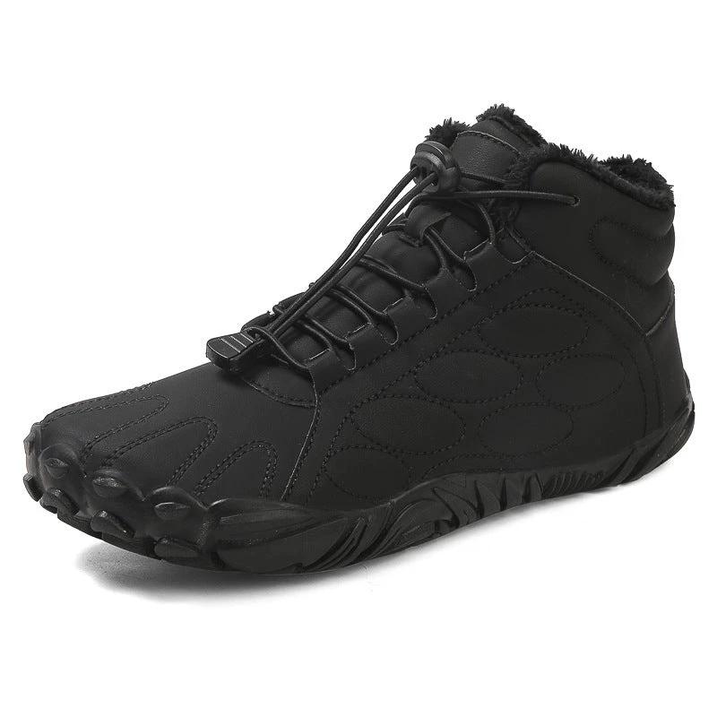Men's Outdoor Sports Cotton Fleece-lined Warm Snow Boots by GJG Denim