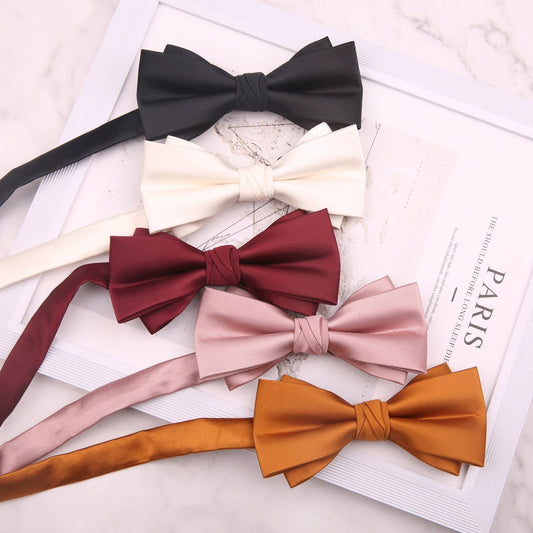 Men's Polyester Bow Tie by GJG Denim