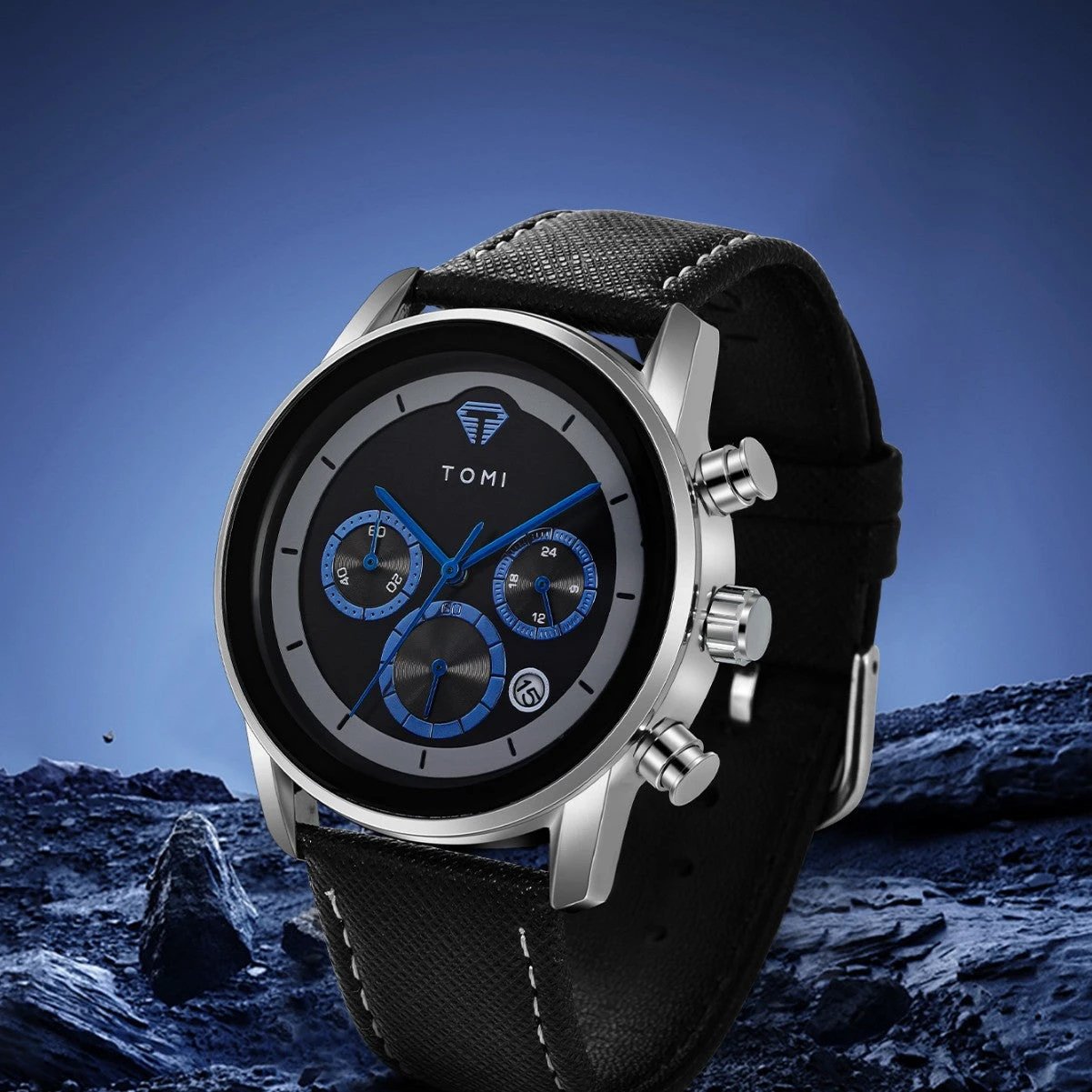 Men's Quartz Watch Gift Set by GJG Denim